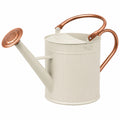 Arrosoir en métal 9L crème et cuivre avec poignée ergonomique
