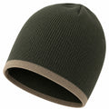 Bonnet Tricot Unisexe Vert Kaki