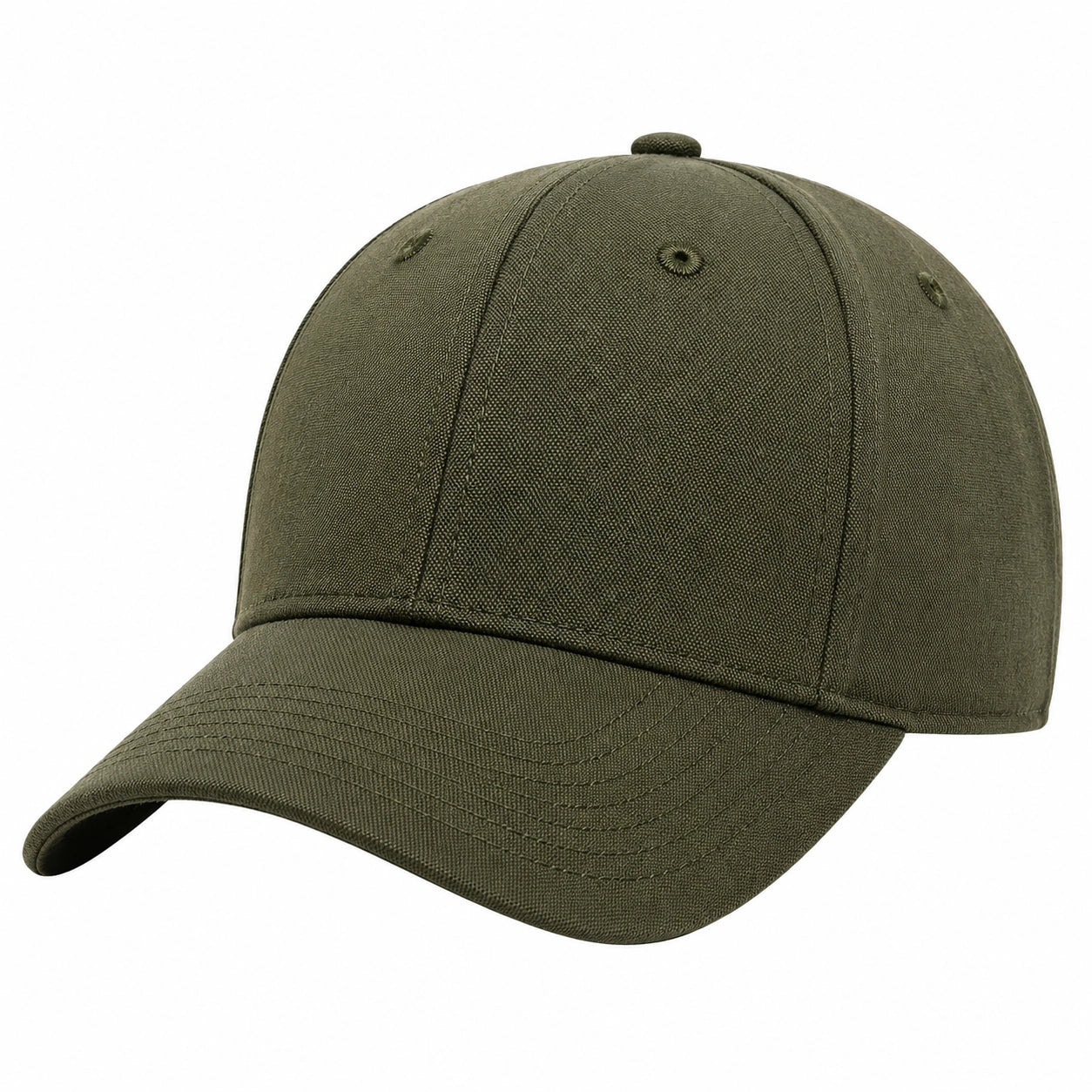 Casquette de Baseball Unisexe Ajustable Kaki