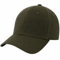 Casquette de baseball réglable unisexe kaki