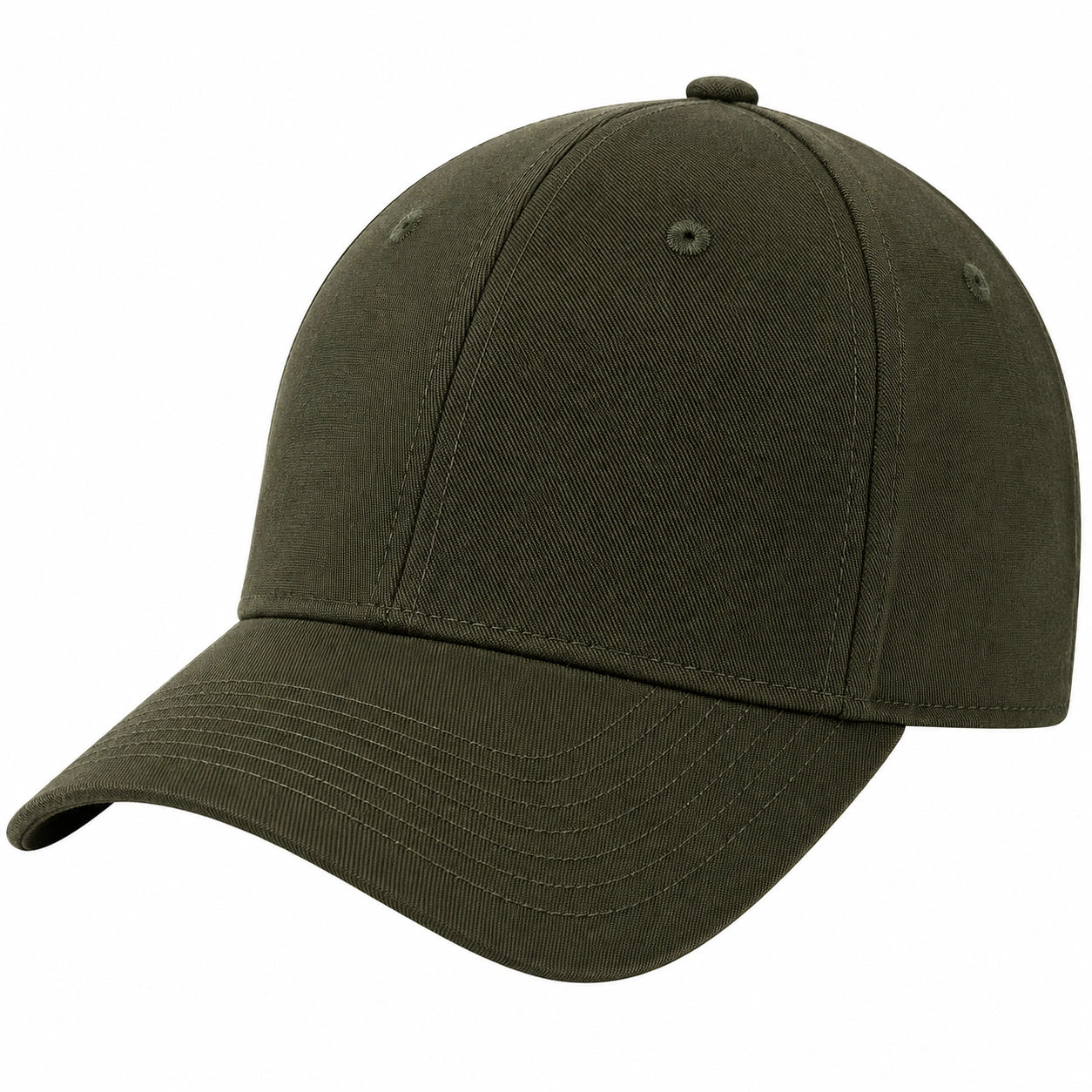 Casquette de baseball réglable unisexe kaki