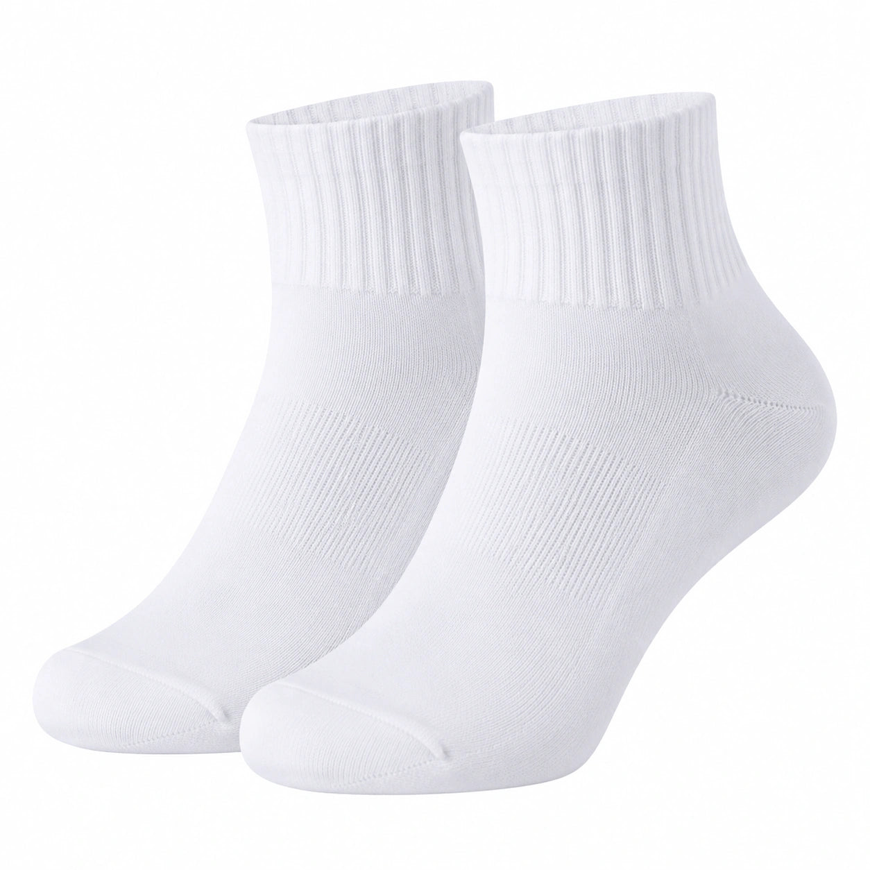 Chaussettes courtes blanches confortables pour adultes