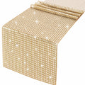 Chemin de Table Brillant Doré 180x35 pour Décoration Intérieure