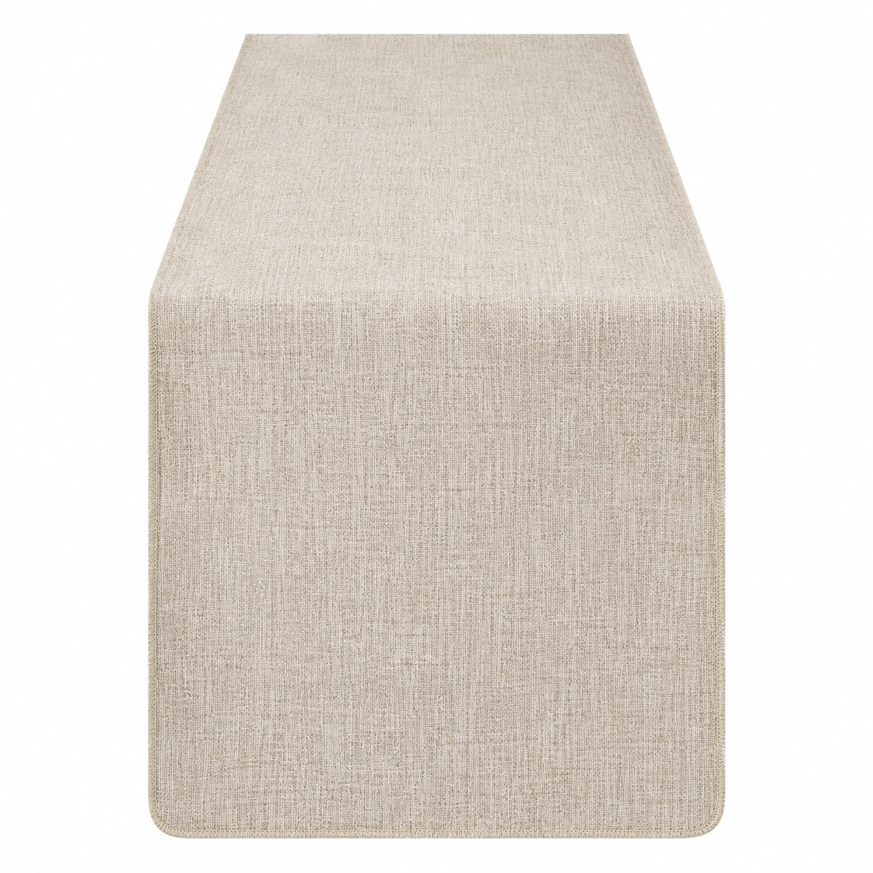 Chemin de Table Beige Élégant Tissé